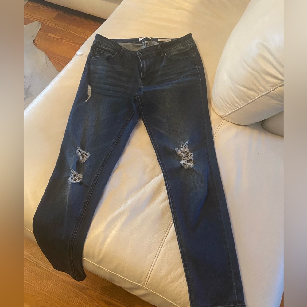 KENSIE EFFORTLESS ANKLE JEANS